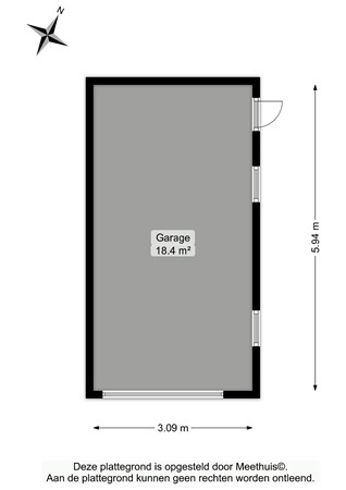 Floorplan - Provincialeweg 73, 9863 PC Doezum